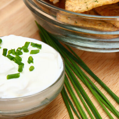 tofu sour cream and chives