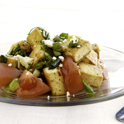 Tofu Tomato Salad