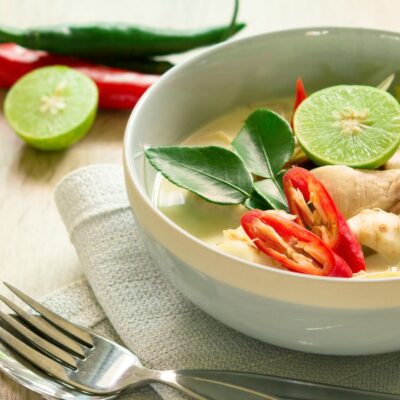 Tom Kha Gai - Thai Coconut Soup vegetarian