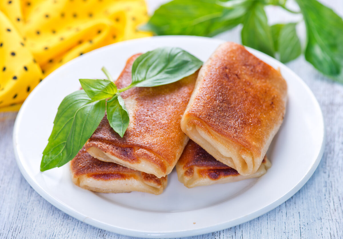 Tomato Basil Crepes