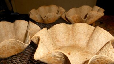 tortilla salad bowls