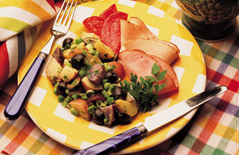 Tricolor Potato Salad