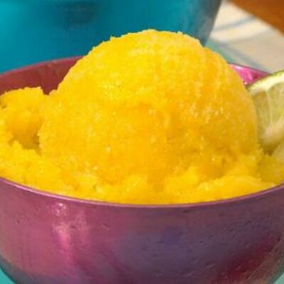 Tropical Mango Sorbet