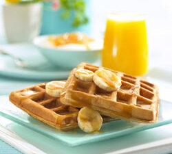 Tropical Orange Waffles