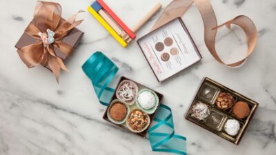 Make your own truffles box gift