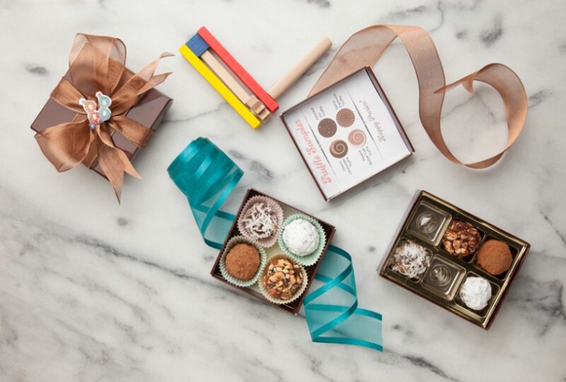 Make your own truffles box gift