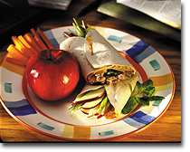Tuna Apple Tortilla Wraps
