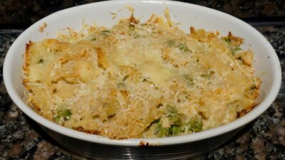 Cheese and Peas Tuna Casserole