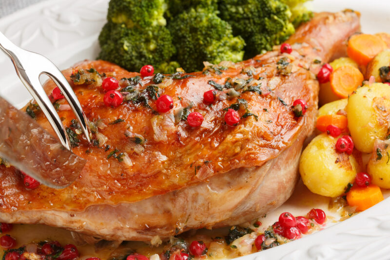 cranberry and tequila turkey leg