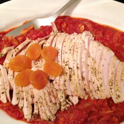 Turkey, Saffron Apricot Roasted