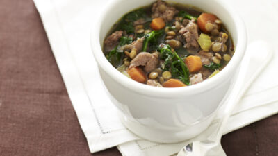 turkey sausage and lentil soup