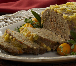 Turkey Walnut Mushroom Meatloaf