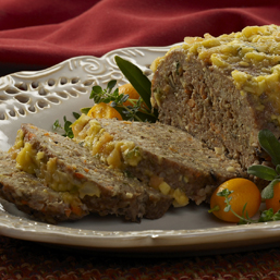 Turkey Walnut Mushroom Meatloaf