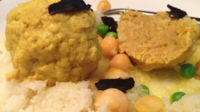 Turmeric-Lemon Ghondi