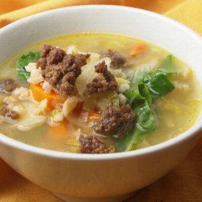 TUSCAN VEGETABLE SOUP WITH BOEREWORS