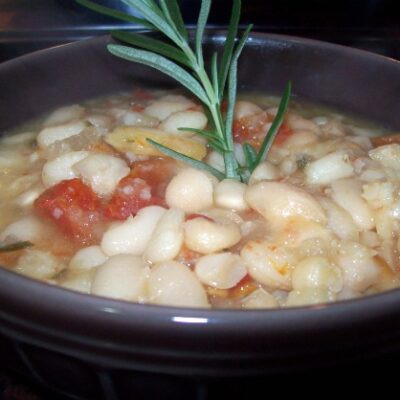 Tuscan White Bean Cholent