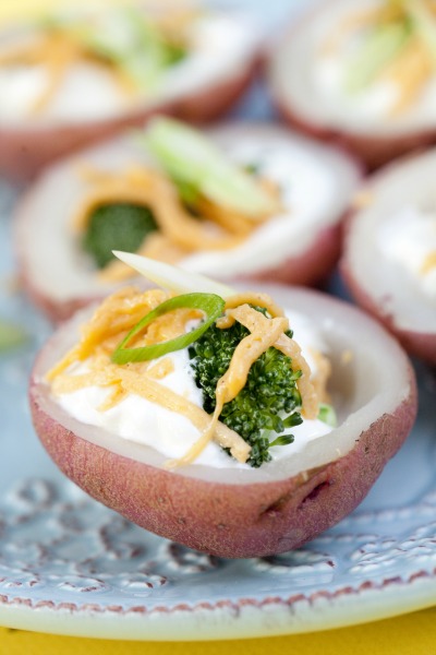 Twice Baked Potato Skins