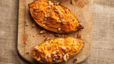Twice Baked Sweet Potatoes