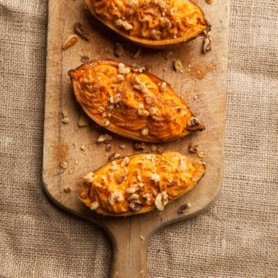 Twice Baked Sweet Potatoes