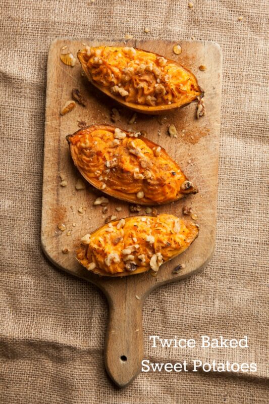 Twice Baked Sweet Potatoes