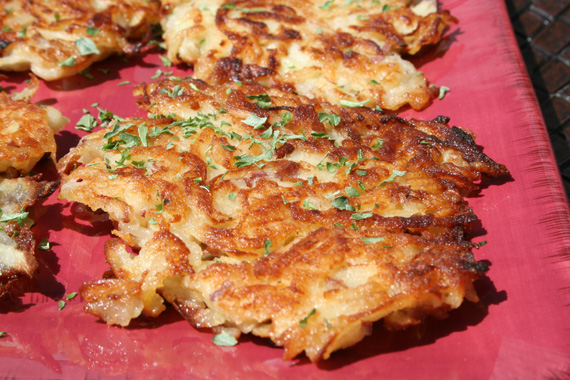 Two-Potato Latkes