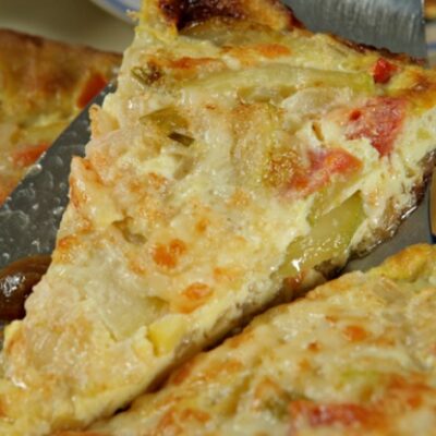 Two Tone Zucchini Frittata