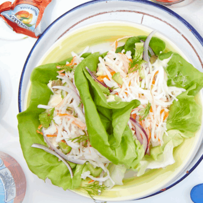 mock crab wraps