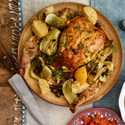 Splayed chicken