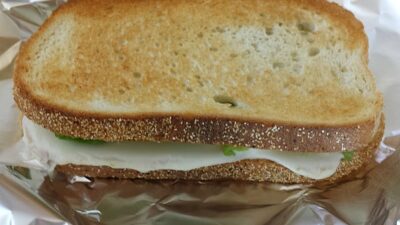 veg bacon grilled cheese