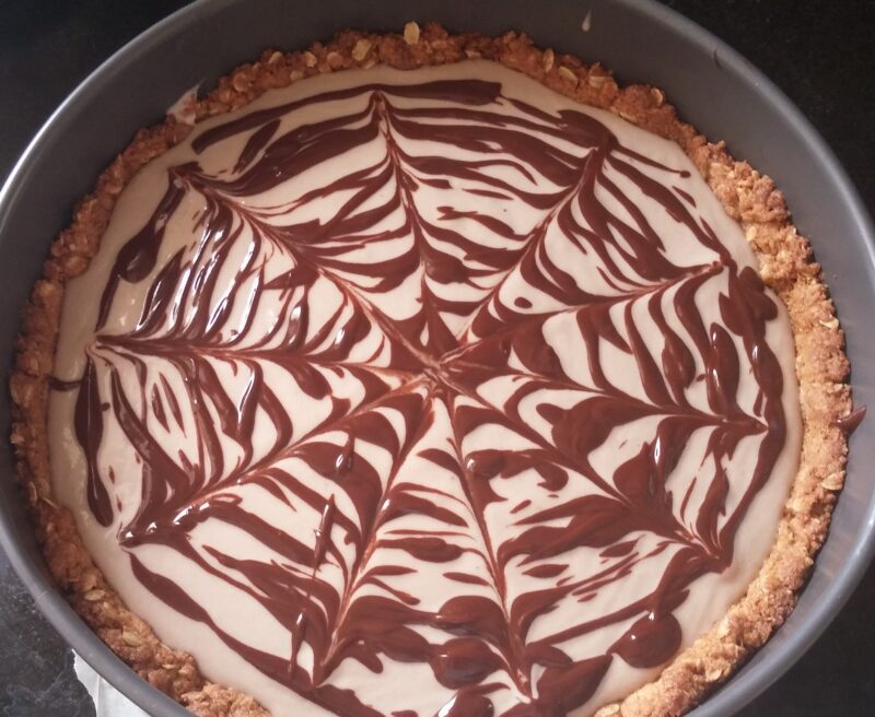 Vegan Banana Coconut Cream Cheesecake