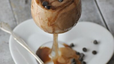 Vegan Dark Chocolate Espressso Milkshake