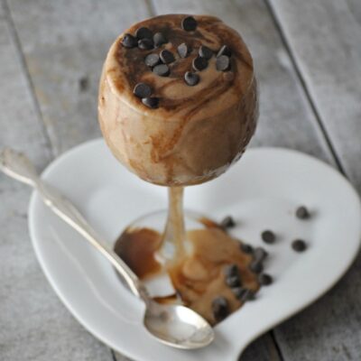 Vegan Dark Chocolate Espressso Milkshake
