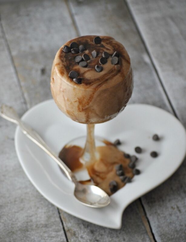 Vegan Dark Chocolate Espressso Milkshake