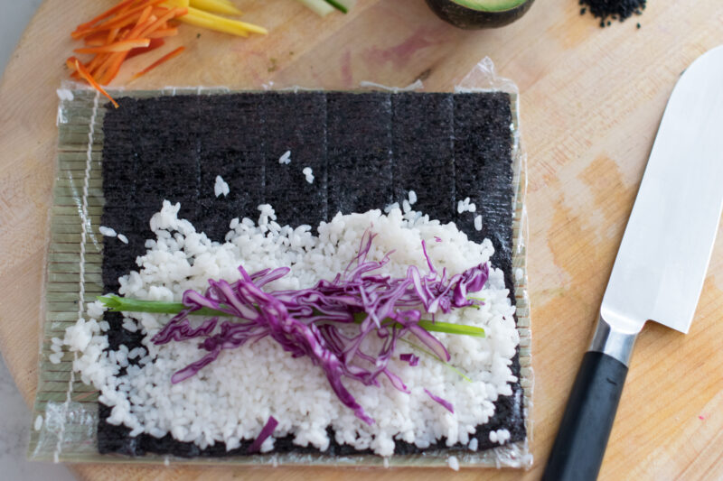 vegan sushi maki roll 2