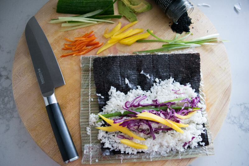 vegan sushi maki roll