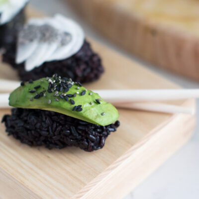 vegan sushi nigiri