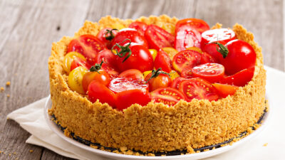 savory vegatable cheesecake