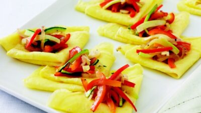 Vegetable Egg Crepes