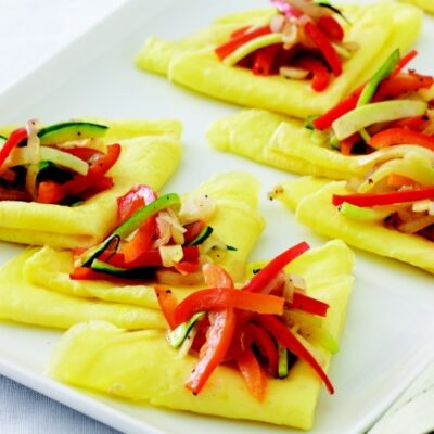 Vegetable Egg Crepes