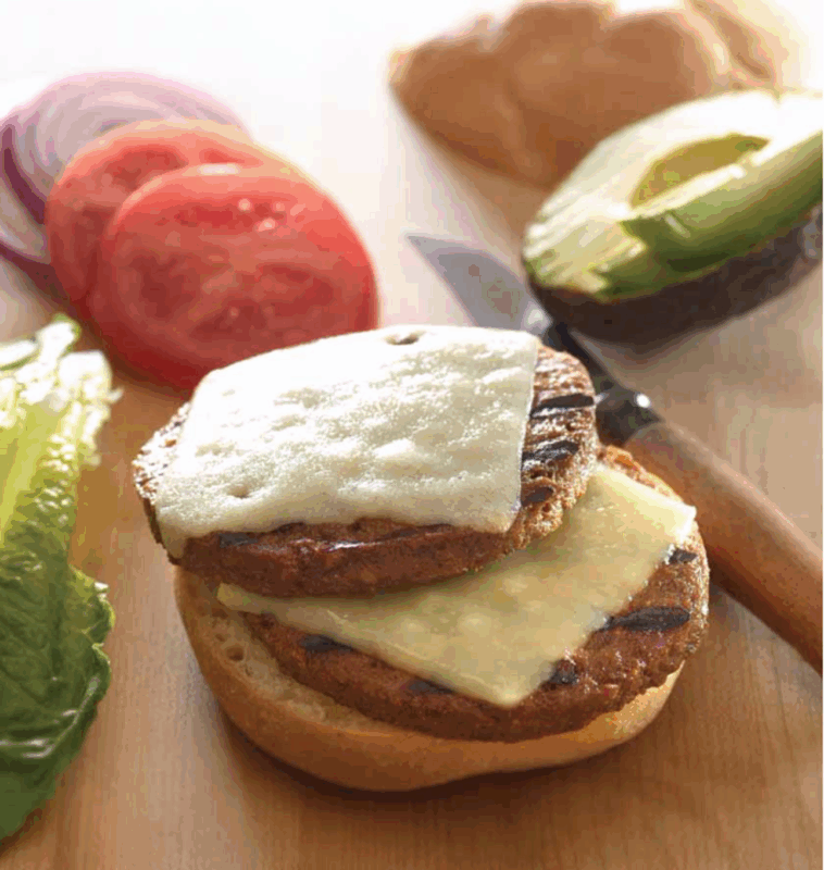 Double Veggie Cheeseburgers
