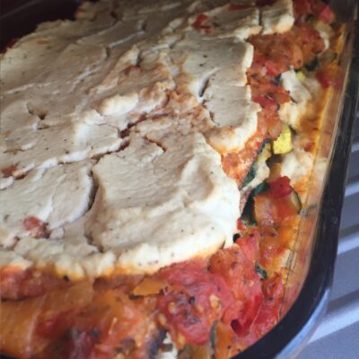 HEARTY VEGAN MATZAH LASAGNA