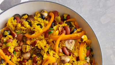 Loaded cheesey rice