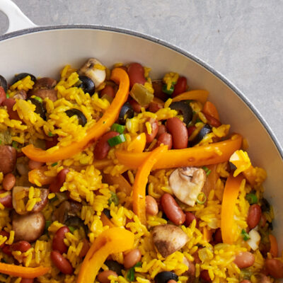 Loaded cheesey rice