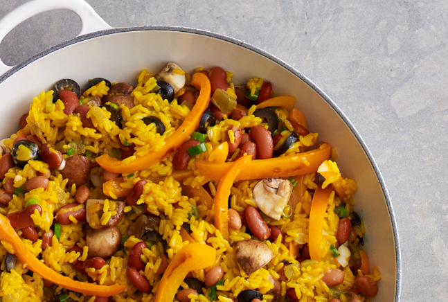 Loaded cheesey rice