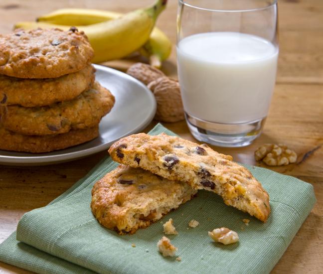 Walnut Banana Cookies
