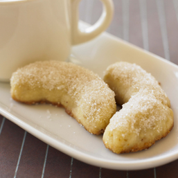 Walnut Crescent Cookies