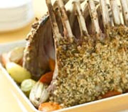 Walnut Encrusted Lamb