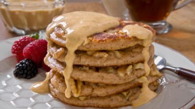 Walnut Whole Wheat Pancakes