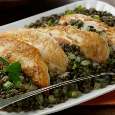 Warm Chicken-Lentil Salad