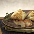 Warm Gorgonzola Turnovers with Caramelized Pears